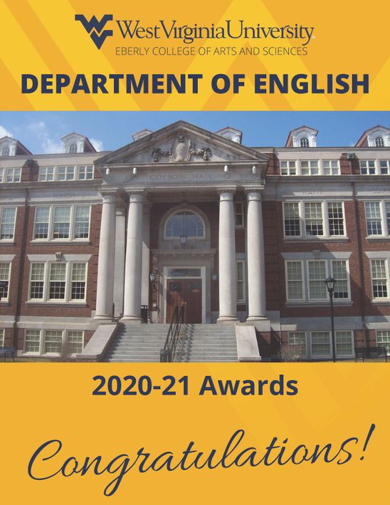 2021 English Student and Faculty Awards page 1