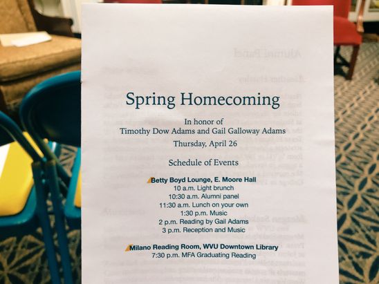 Spring Homecoming Pamphlet